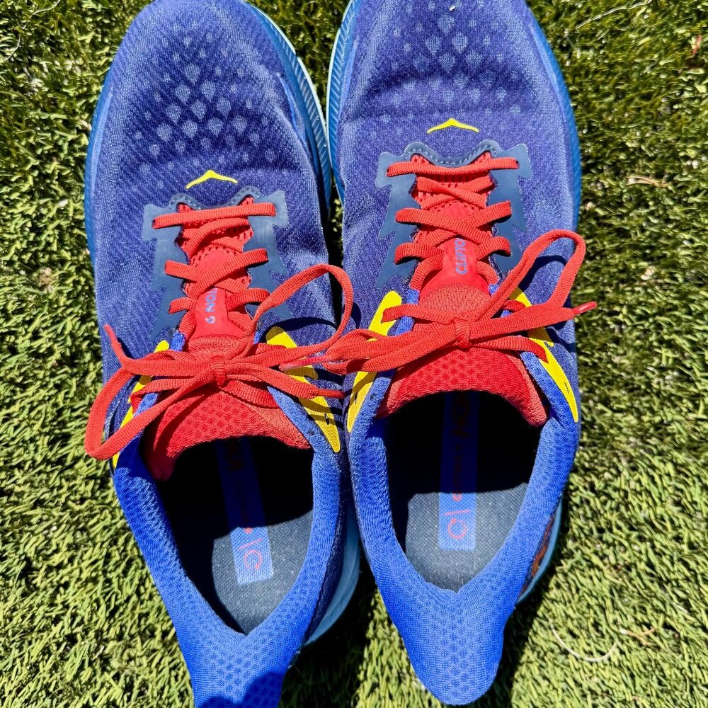 Hoka One One Clifton 9 1127895 BBDGB Blue Running Shoes Sneakers Men's Sz 13 D - Picture 6 of 7